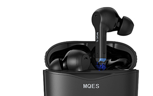 MQES Active Noise Cancelling Wireless Earbuds,in-Ear Headphones Bluetooth 5.2, Built-in 4mics Earphones,Touch Control, ANC and ENC, IPX5 Waterproof, 30H Playtime, for iPhone & Android